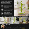 Vielseitiger Becher-Abtropfständer mit kreativem Baumdesign für die Küche