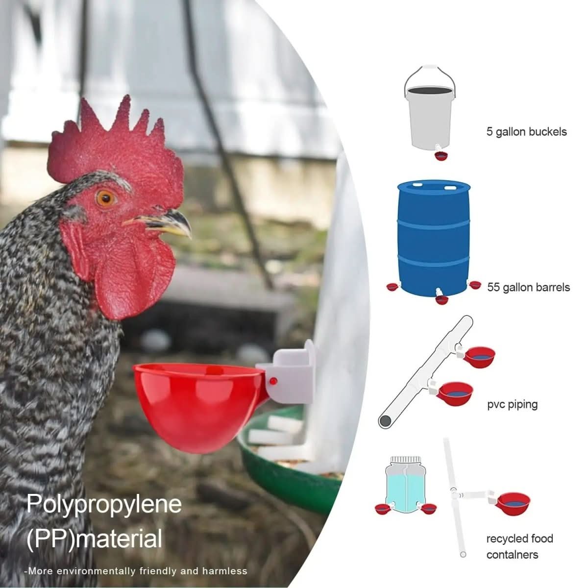 CLUCKFLOW – Automatic Chicken Waterer For Healthy Flocks