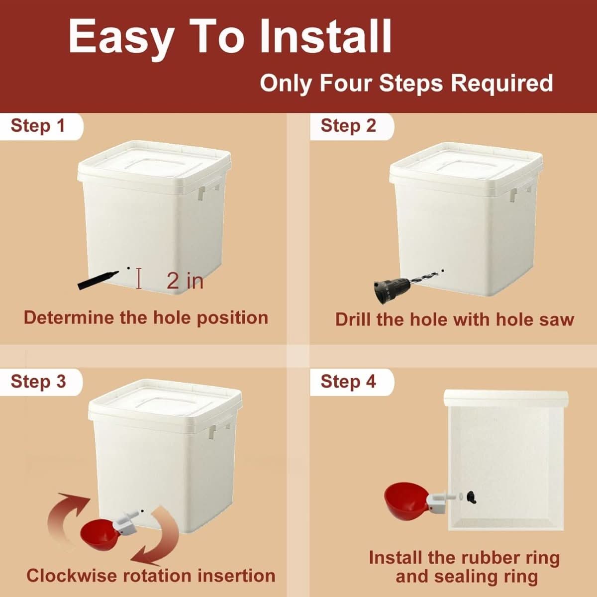 CLUCKFLOW – Automatic Chicken Waterer For Healthy Flocks