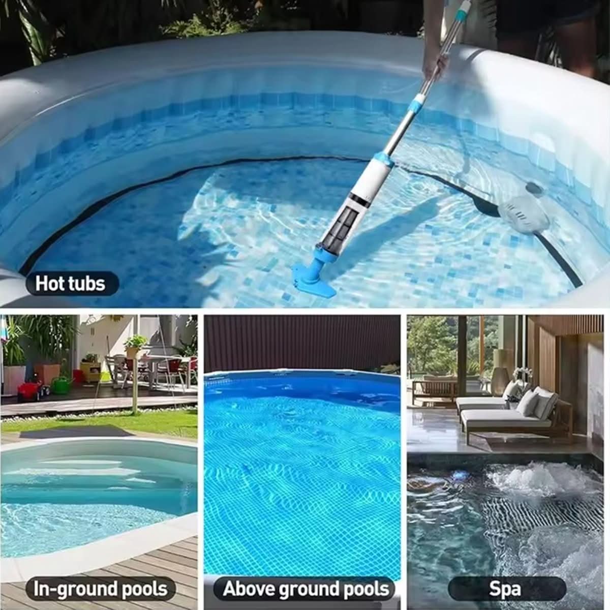 Pool Mate - Cordless Pool Vacuum For Effortless Cleaning