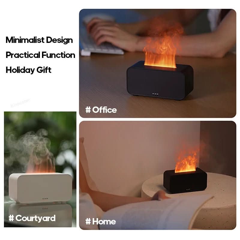 AromaMini - Compact Ultrasonic Aroma Diffuser With Color-Changing LED