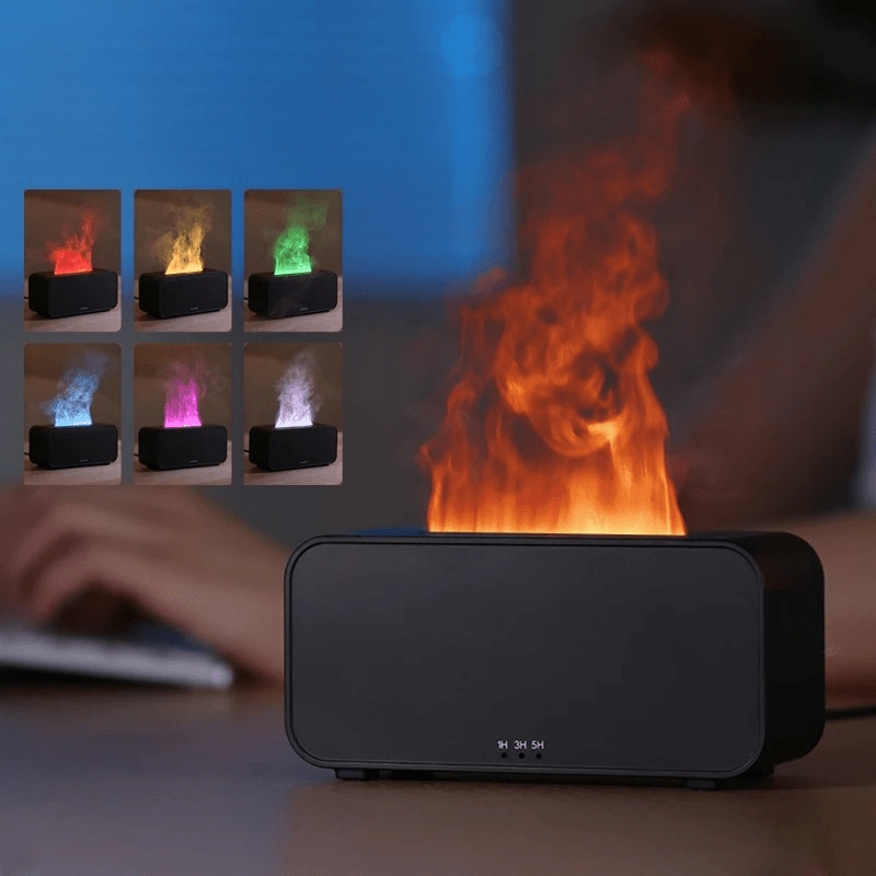 AromaMini - Compact Ultrasonic Aroma Diffuser With Color-Changing LED
