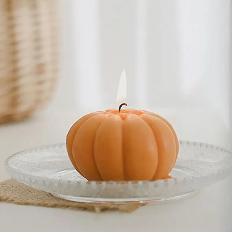 Pumpkin Candle – Handmade Scented Candle in Pumpkin Shape