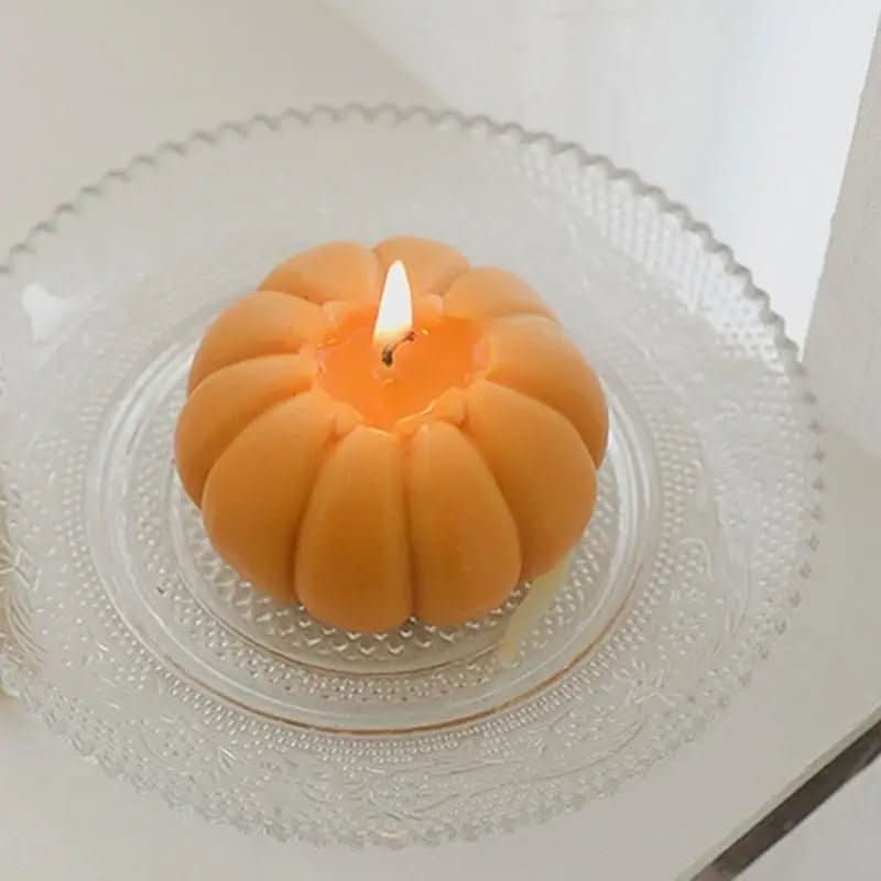 Pumpkin Candle – Handmade Scented Candle in Pumpkin Shape