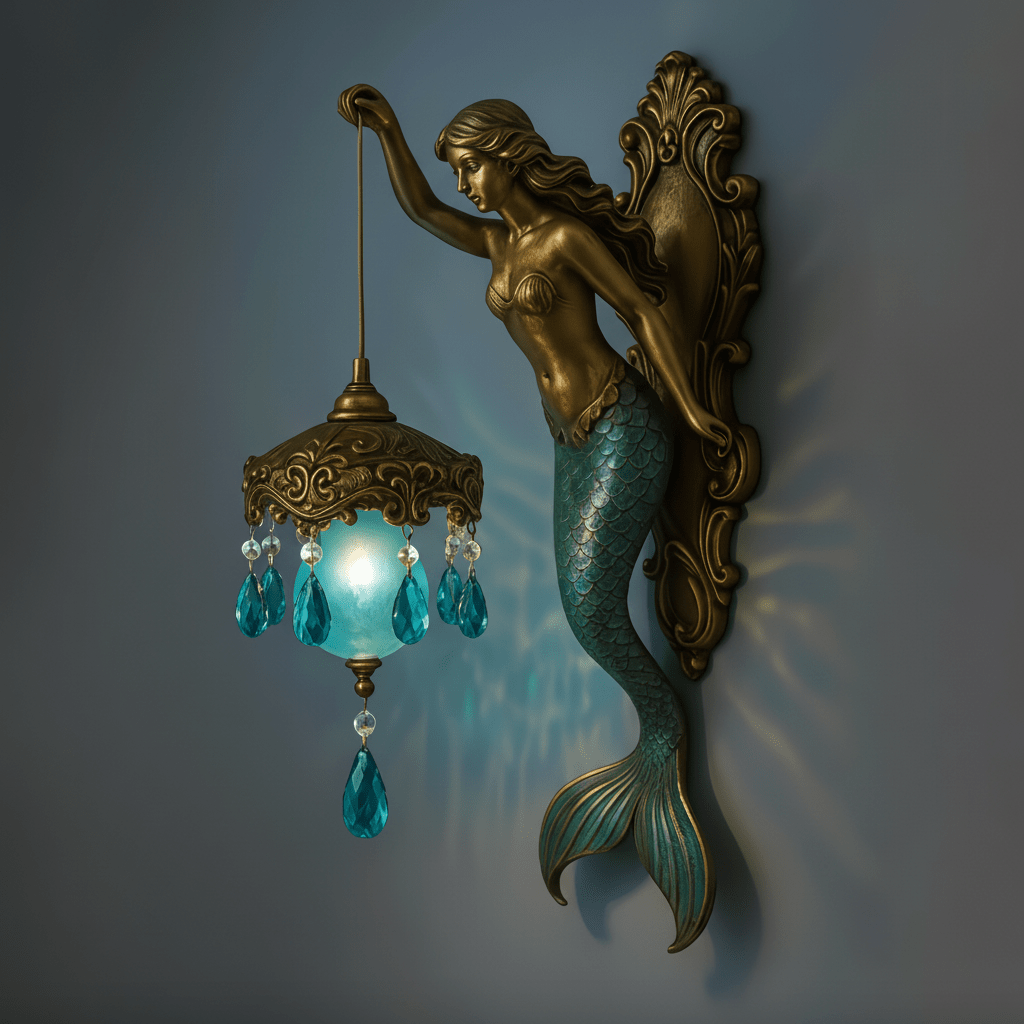 Aurelia - Vintage Wandleuchte Innen mit Sanftem Licht, Handgefertigt, Kabellos 3
