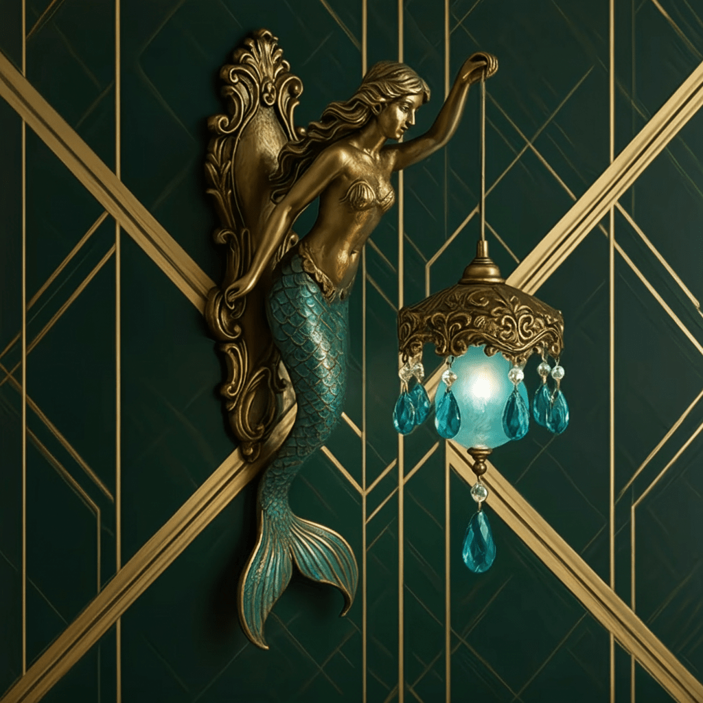 Aurelia - Vintage Wandleuchte Innen mit Sanftem Licht, Handgefertigt, Kabellos 4