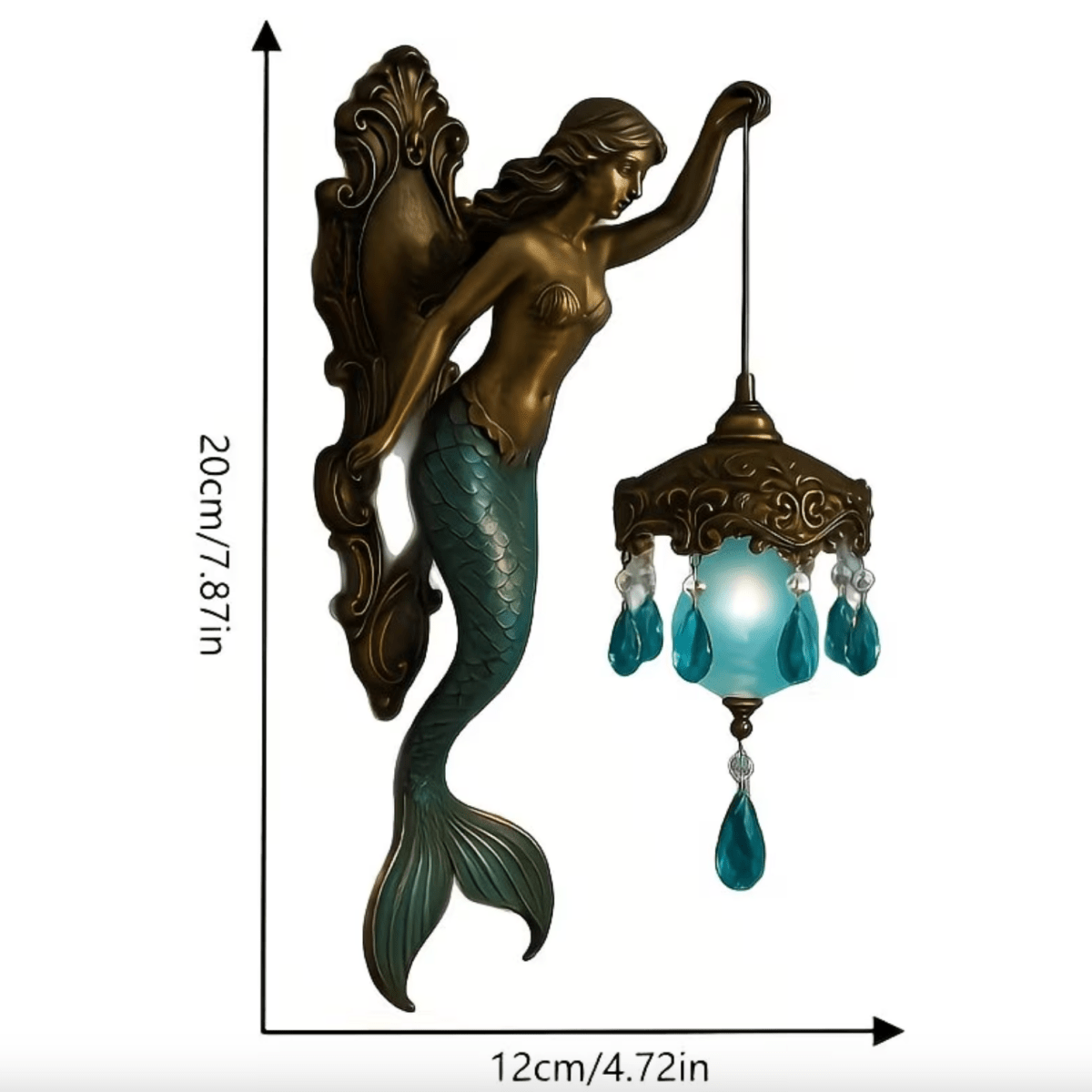 Aurelia - Vintage Wandleuchte Innen mit Sanftem Licht, Handgefertigt, Kabellos 5