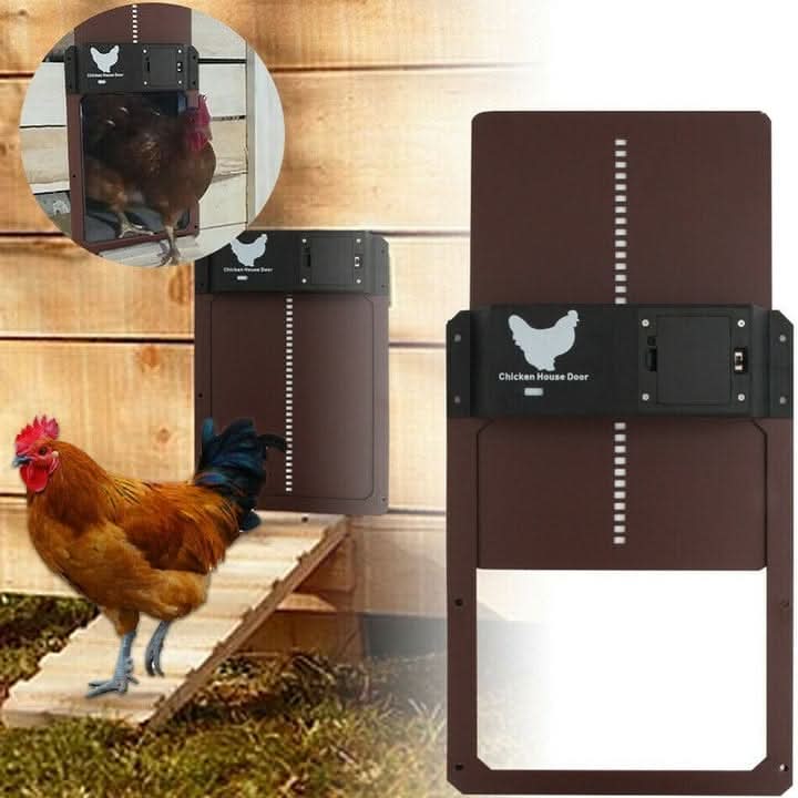 AutoCoop – Automatic Chicken Coop Door with Light Sensor and Weather Protection