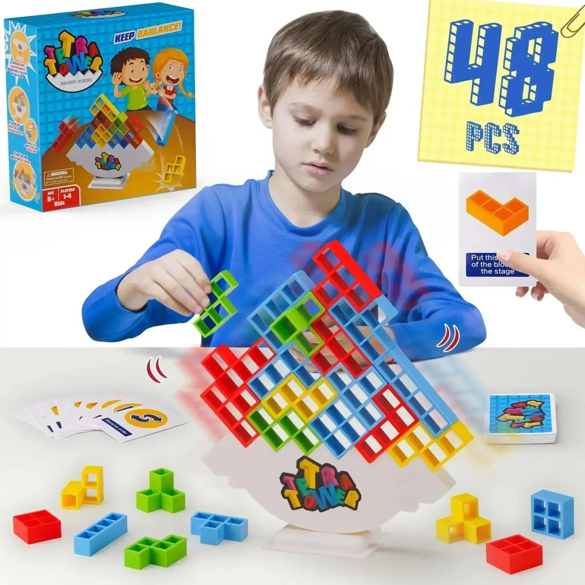 BALANTRIQ – Buntes Balancier-Stapelspiel für Kinder und Erwachsene 4