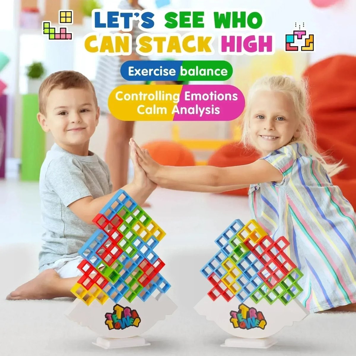 BALANTRIQ – Buntes Balancier-Stapelspiel für Kinder und Erwachsene 6
