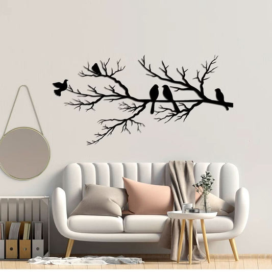 BIRDWING Art – Metal Wall Decor with Birds for Elegant Living