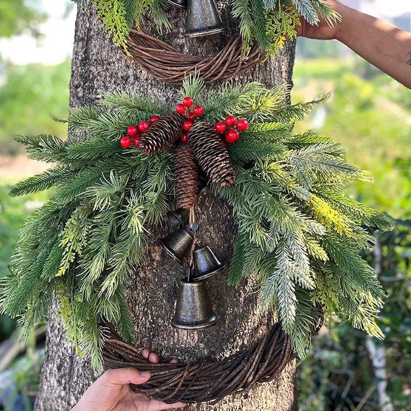 BOHOLUX – Dekorativer Festtagskranz mit Boho-Elementen und natürlichen Texturen 6