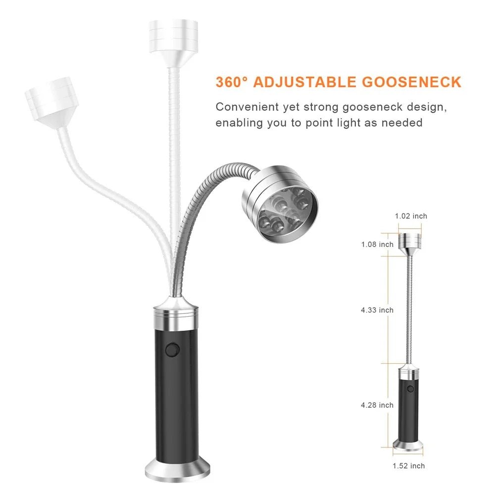 BRIGHTCHEF – Magnetische LED-Grilllampe mit fokussiertem Strahl und stabilem Sockel 3