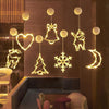 BRIGHTJOY – LED-Weihnachtslichter mit Saugnapf für Fenster und Glasdekoration 3