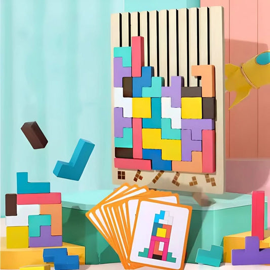 Thought Forms - 3D Wooden Puzzle For Creative Learning