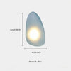 JANA Pebble Glass Wall Sconce With Warm Diffused Light For Modern Ambiance