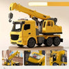 BauSpiel – Crane Truck Toy with Light and Sound