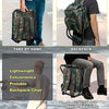 Camouflage Chair Pack - 3-in-1 Backpack with Folding Chair and Cooler Compartment for Outdoor Adventures