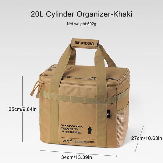 Campingkorb – 20L Außenbereich Orga-Tasche Für Reisen & Ausflüge