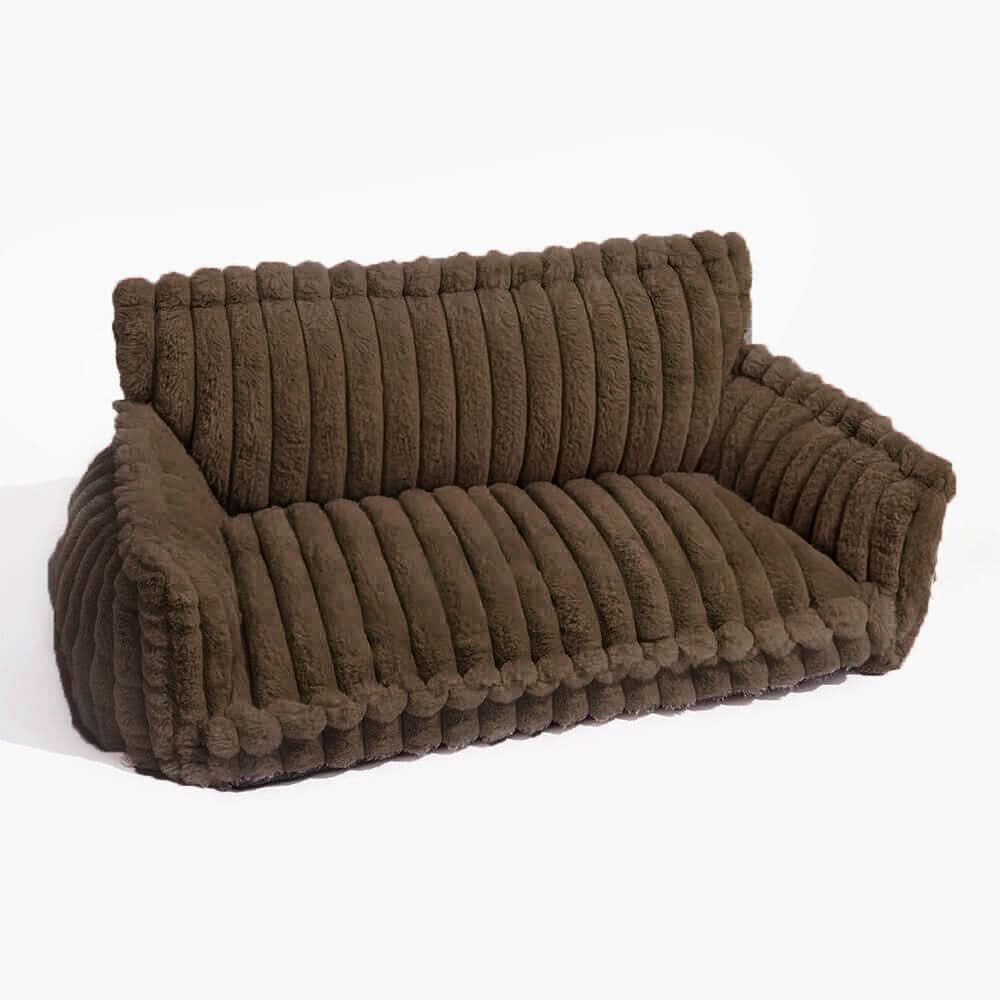 CANILUX – Orthopädisches Hundebett mit erhöhter Kopfstütze & weichem Kissen 12