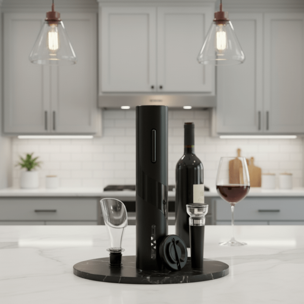 CELLARTECH – Wiederaufladbarer elektrischer 4-in-1-Weinöffner mit intelligenter Steuerung 1