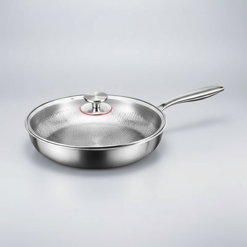 CHEFTRIUM – Titangehämmerte Antihaft-Bratpfanne für Induktionsherde und die alltägliche Küche 6