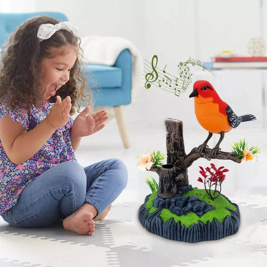CHIRPYTALK – Sprachaktiviertes interaktives Vogelzwitscherspielzeug 0