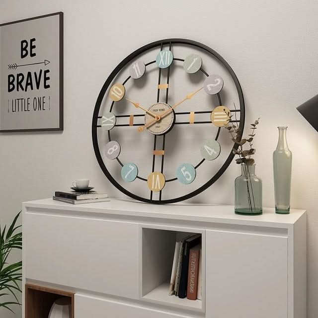 CHRONOPASTEL – Leise Wanduhr für elegantes Wohndekor 6