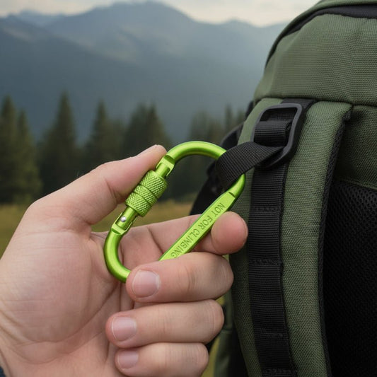 CLIMBLOCK – Sicherheits-Schlüsselanhänger aus Aluminiumlegierung für den Außenbereich 0