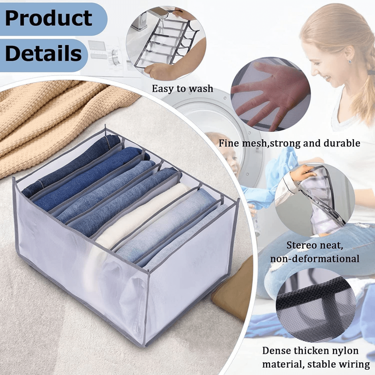 FOLDINA – Closet Organizer Set For Elegant And Tidy Storage