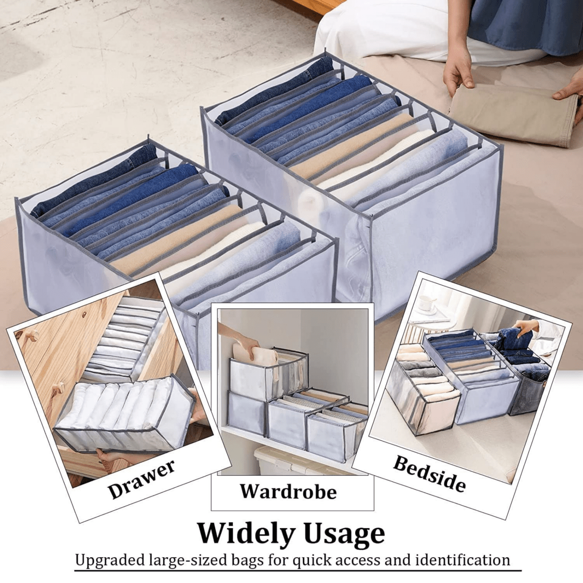 FOLDINA – Closet Organizer Set For Elegant And Tidy Storage