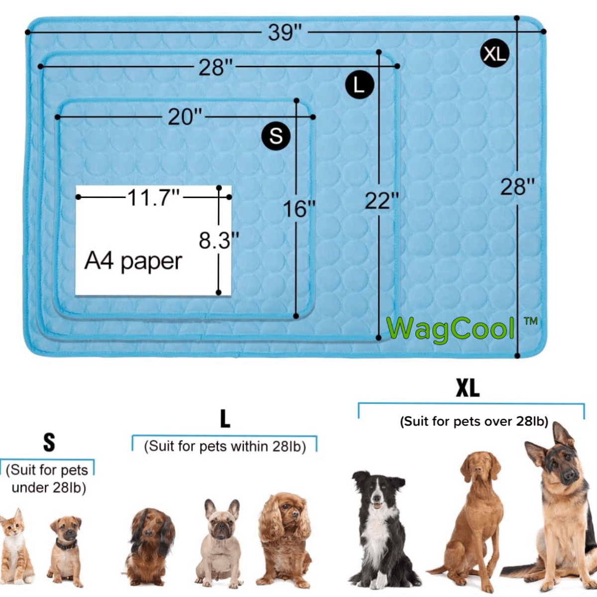 KühlTier Mat – Cooling Dog Mat for Hot Days and Instant Refreshment