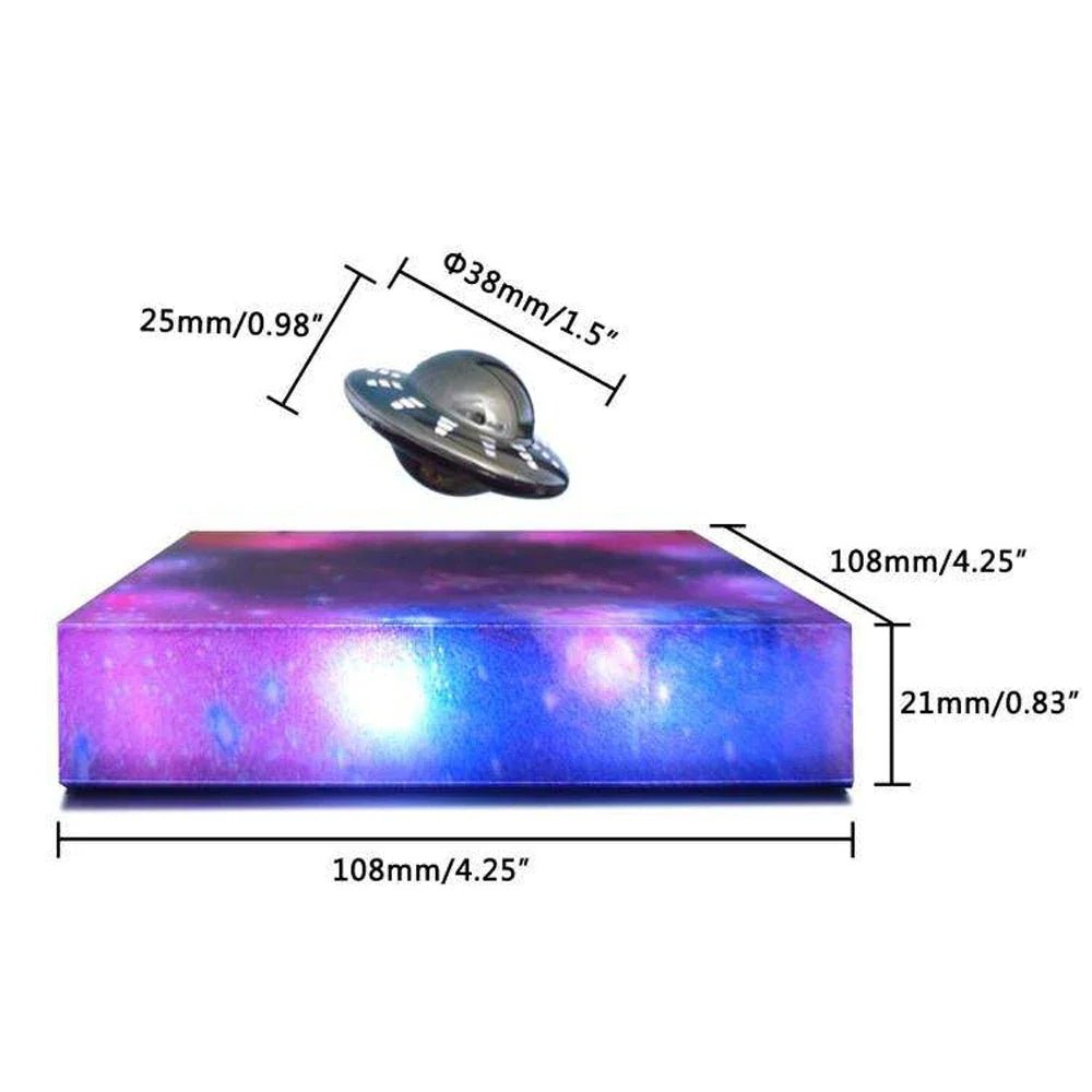 COSMIGLO – Schwebendes Raumschiff-LED-Nachtlicht mit Magnetschwebetechnik für moderne Wohnkultur 1