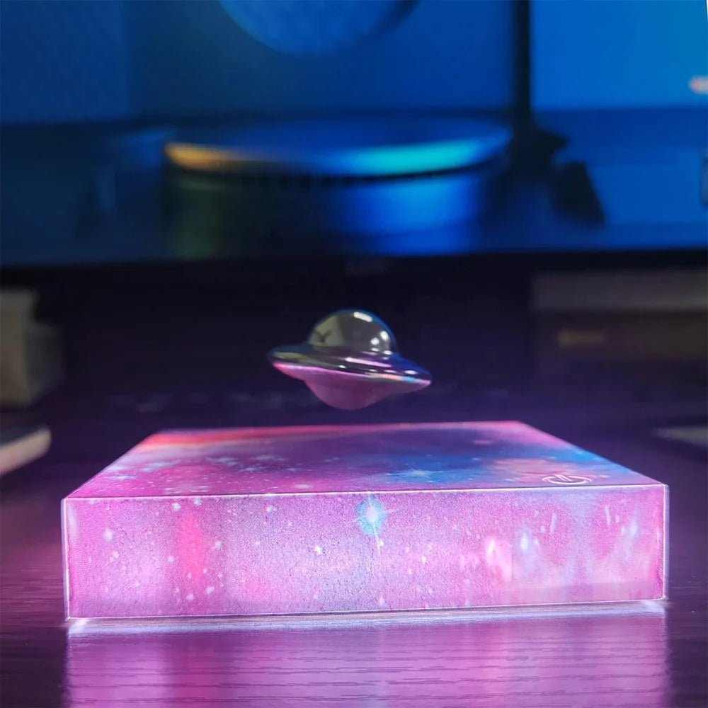 COSMIGLO – Schwebendes Raumschiff-LED-Nachtlicht mit Magnetschwebetechnik für moderne Wohnkultur 2