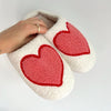 Cuddle Heart Slippers – Cuddly Slippers With Heart Design For Warm Feet