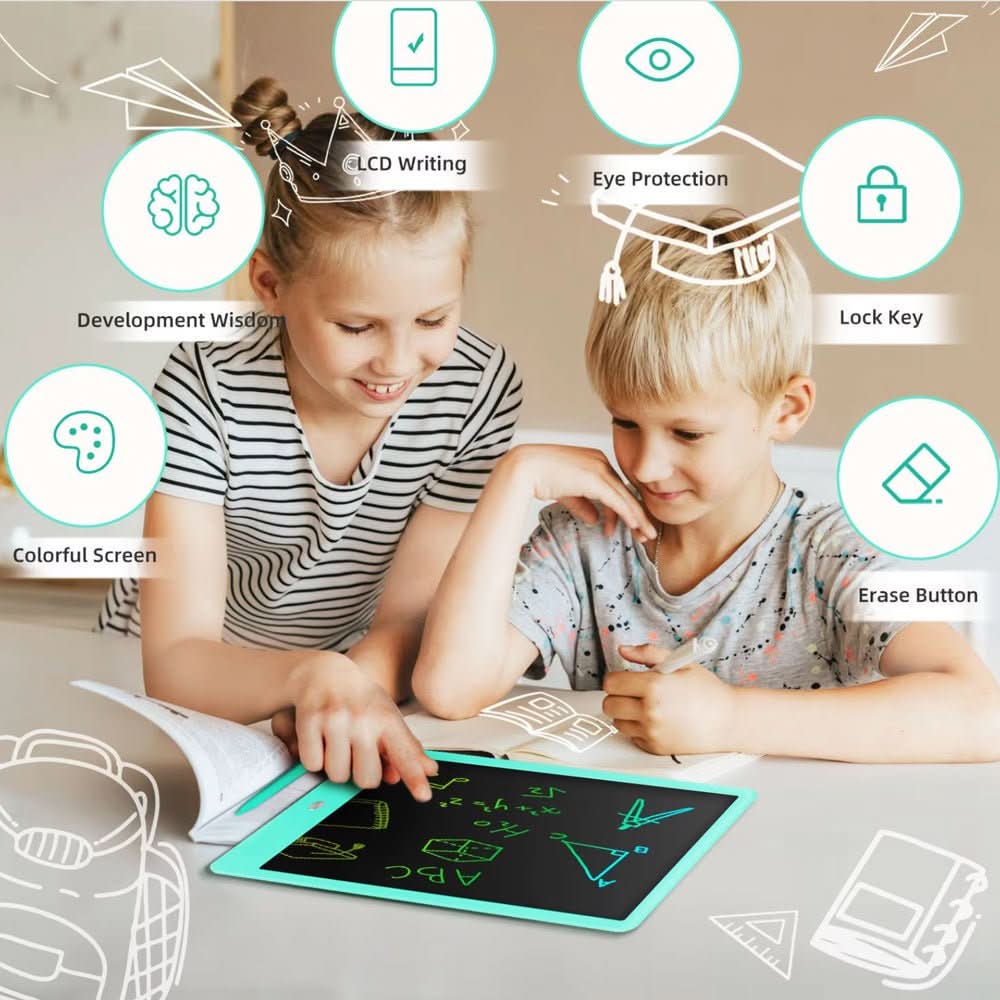 Creasketch – LCD Writing Tablet For Kids & Travel With One-Touch Erasure