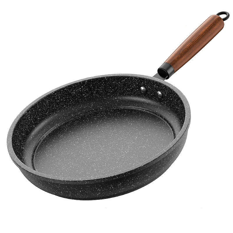 CUISTONE – 30 cm Maifan-Stein-Antihaftpfanne mit Deckel für Gas- & Induktionsherde 8