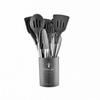 Culinara Pro – 12-Piece Silicone Kitchen Utensil Set with Stainless Steel Handles