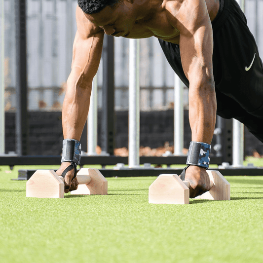 Calisthenics Strength Bars - Robust Wooden Push-Up Bars For Safe Bodyweight Training