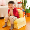 Velvetnest Children's Bench - Foldable Children's Bench with Soft Velvet and Foam
