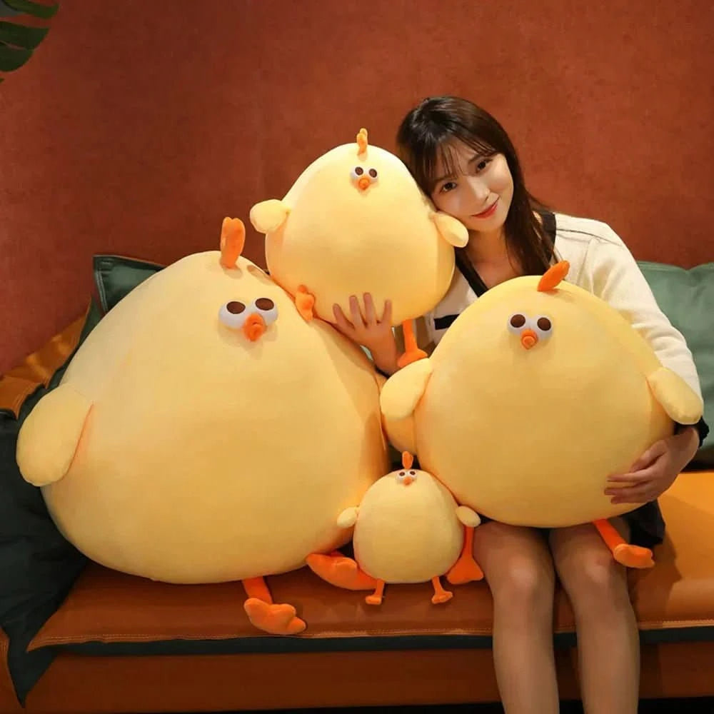 Puffloo Plush Chick - Cuddly Giant Bird for Coziness and Relaxation