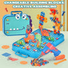 BuildiBits Creative Set – Colorful Construction Toy with Drill & Tools for Children Ages 3 and Up