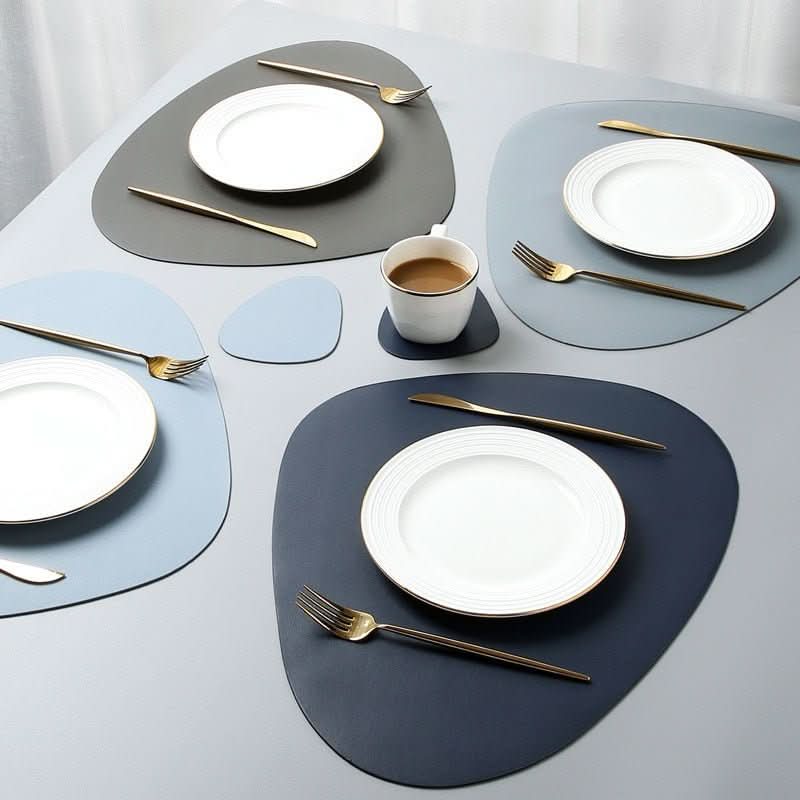 Claro Eleganz – Design-Tischset Mit Untersetzern, Hitzebeständig Und Vielseitig Nutzbar