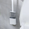 Sauberbürste - Hygienic Silicone Toilet Brush with Wall Mount