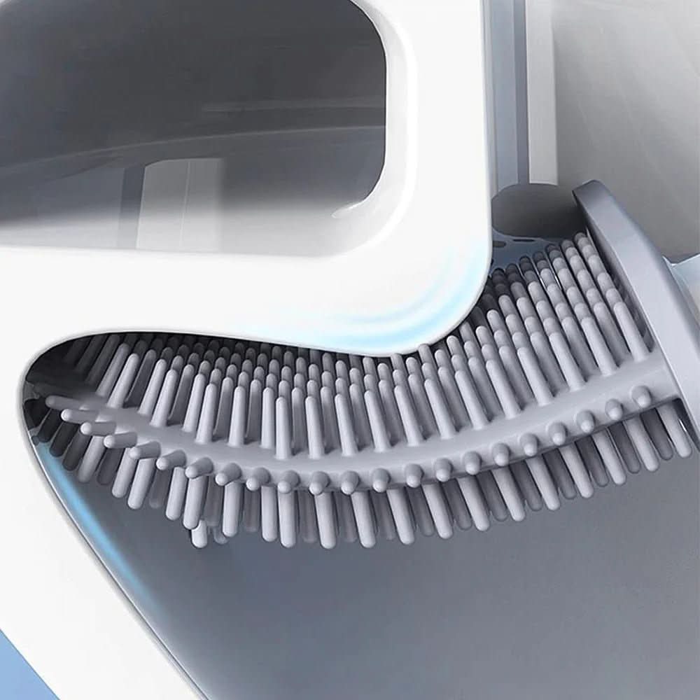 Sauberbürste - Hygienic Silicone Toilet Brush with Wall Mount