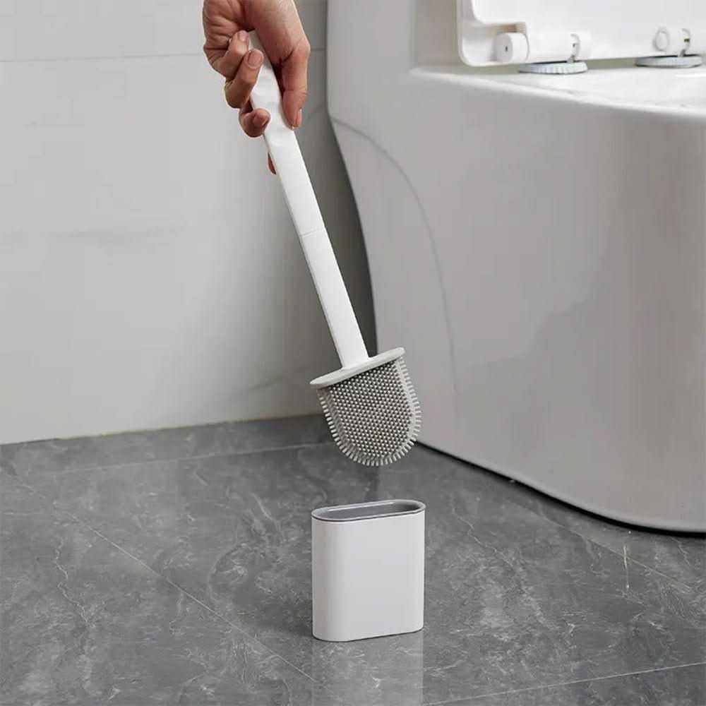 Sauberbürste - Hygienic Silicone Toilet Brush with Wall Mount