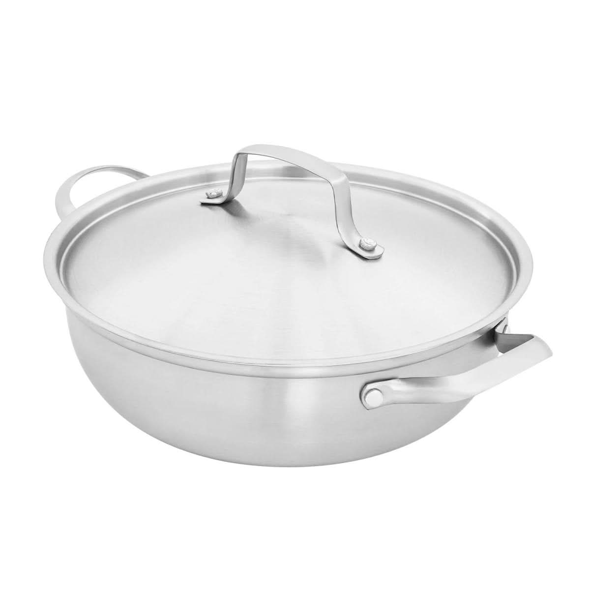 EcoHeat – Stainless Steel Cooking Pot 26 cm With Even Heat Distribution