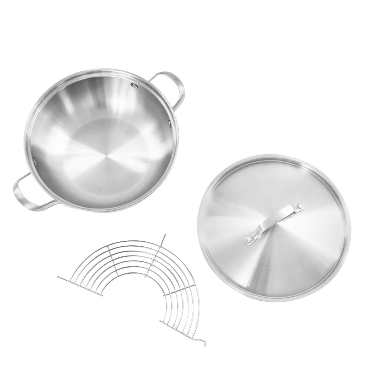 EcoHeat – Stainless Steel Cooking Pot 26 cm With Even Heat Distribution