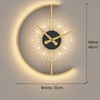 Zentime Modern LED Wall Clock with Nordic Elegance and Minimalist Design