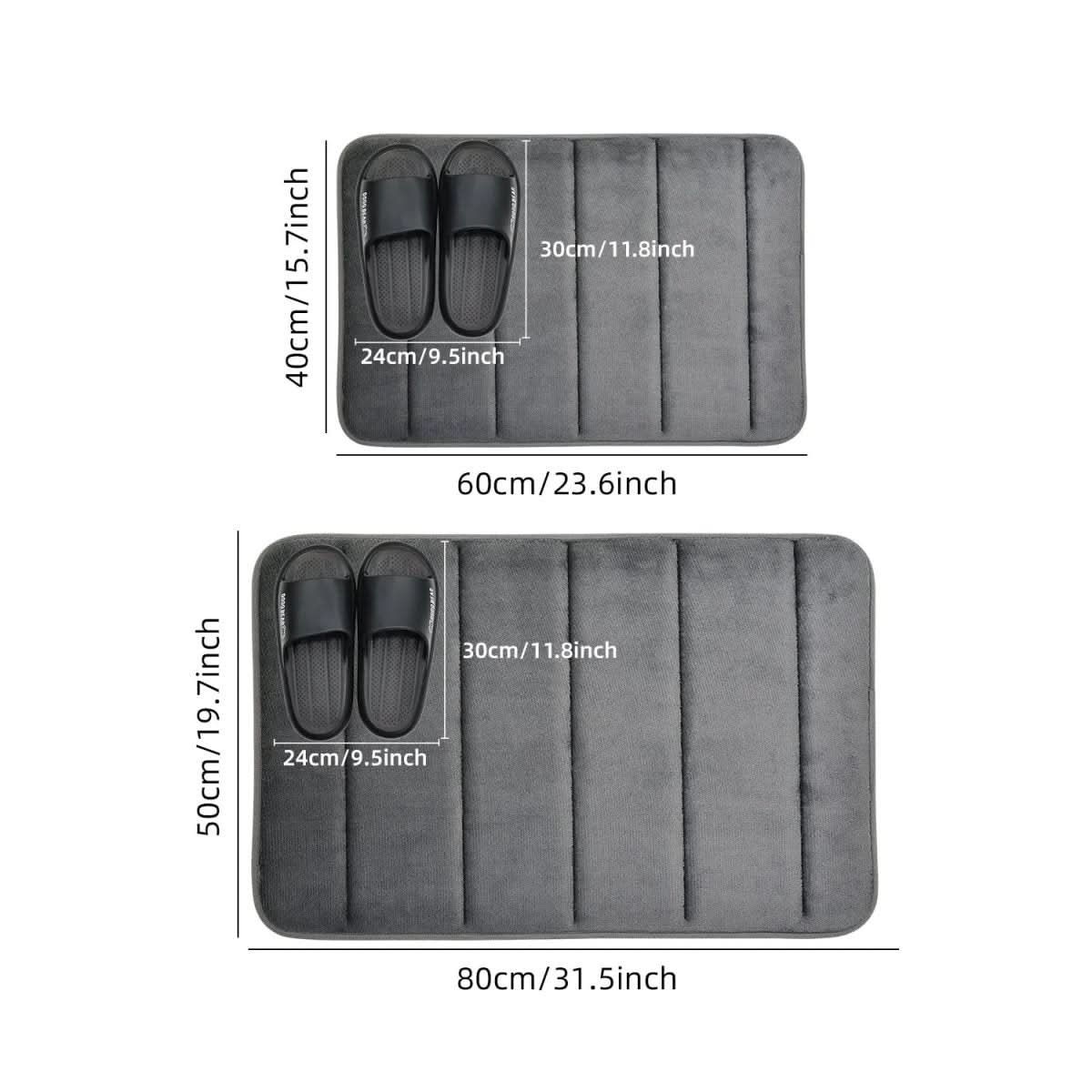 Velura Bath Mat – Microfiber Bathroom Mat For Comfort & Safety